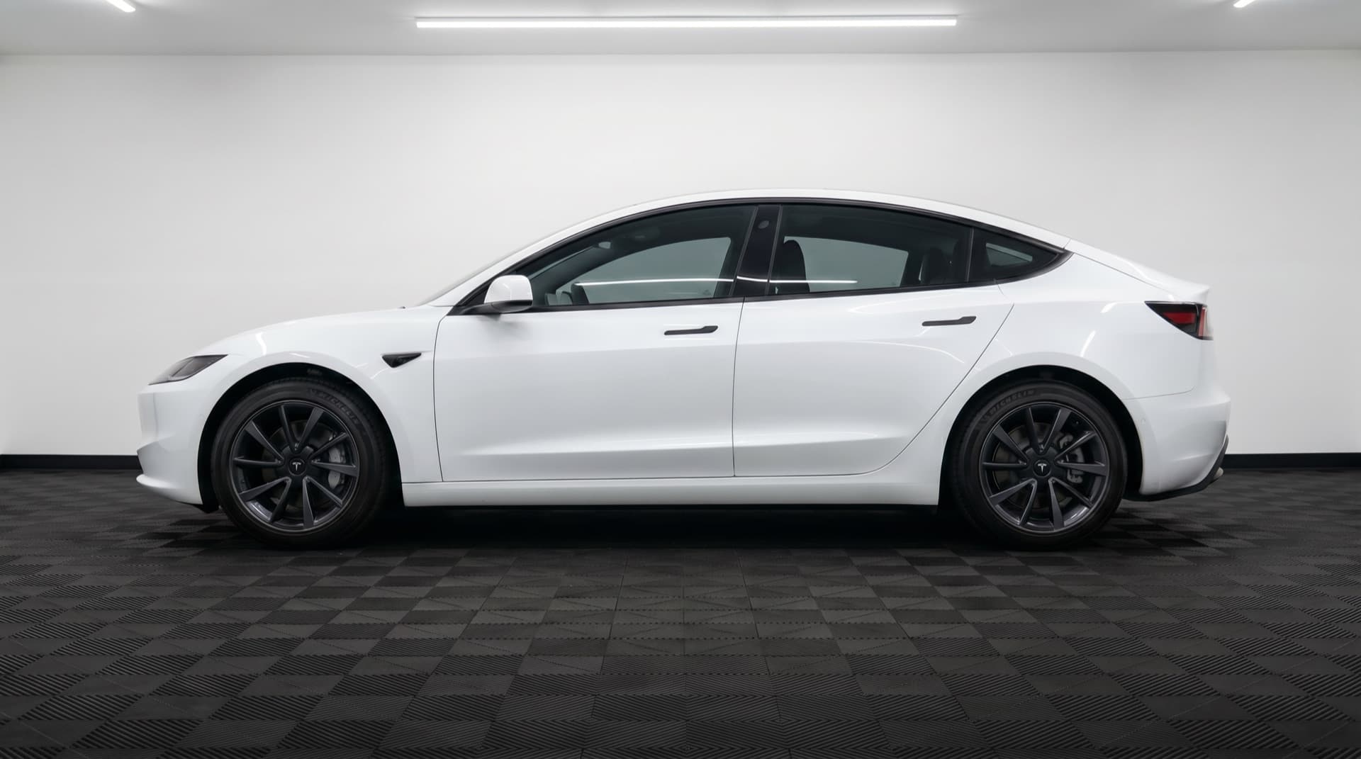 Tesla Model 3 with 35% VLT aftermarket tint installed